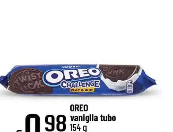Oreo vaniglia tubo
