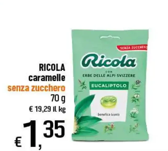 Caramelle senza zucchero