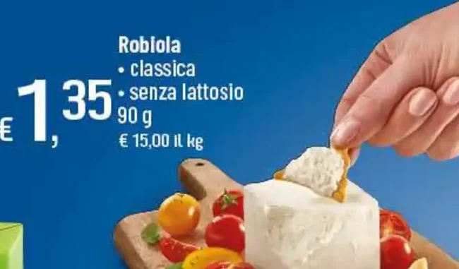 Robiola classica o senza lattosio