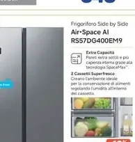 Frigorifero side by side Air+Space AI