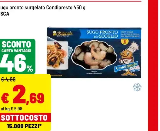Sugo pronto surgelato