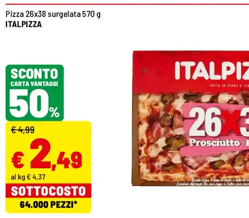 Pizza surgelata