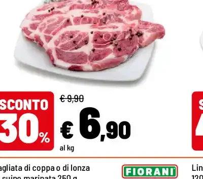 Bistecca di coppa di suino