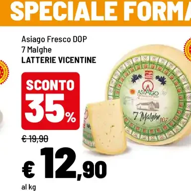 Asiago Fresco DOP 7 Malghe