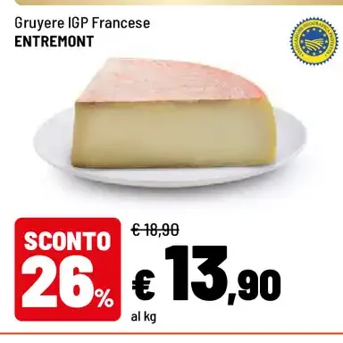 Gruyere IGP Francese
