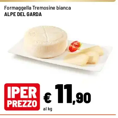 Formaggella Trem osine bianca