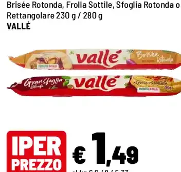 Pasta brisée o frolla
