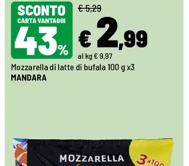 Mozzarella di latte di bufala