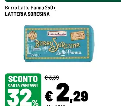 Burro Latte Panna