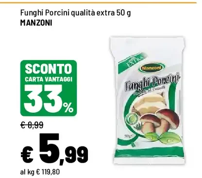 Funghi porcini qualità extra