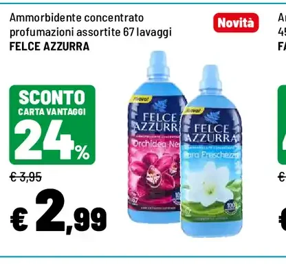 Ammorbidente concentrato Felce Azzurra