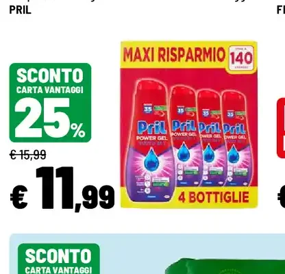 Gel per lavastoviglie Pril
