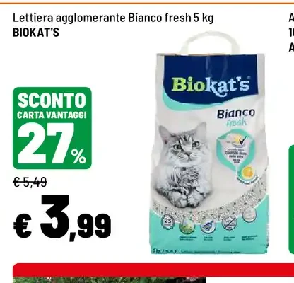 Lettiera agglomerante Biokat's
