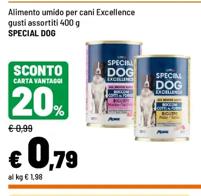 Alimento umido per cani Excellence gusti assortiti