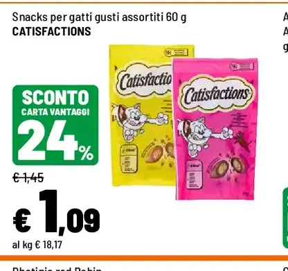 Snacks per gatti gusti assortiti