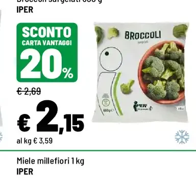 Broccoli surgelati