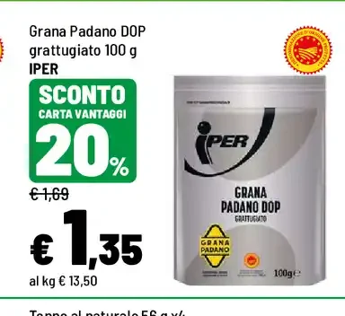 Grana Padano DOP grattugiato