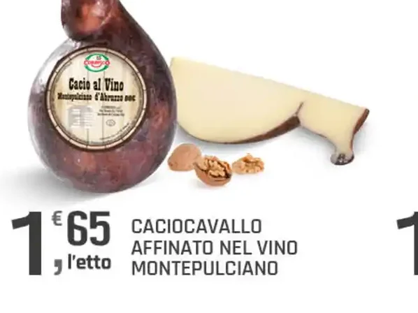 Caciocavallo affinato nel vino