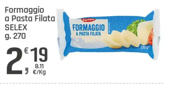 Formaggio a pasta filata Selex