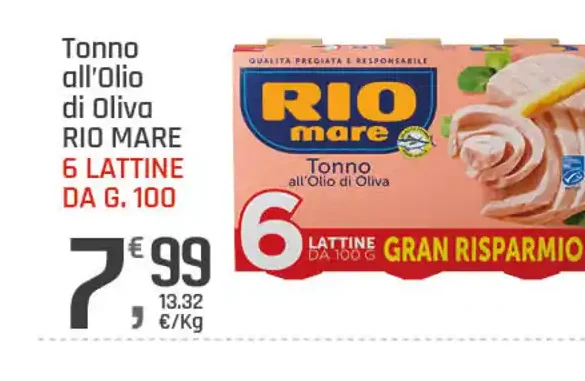 Tonno all'Olio di Oliva Rio Mare