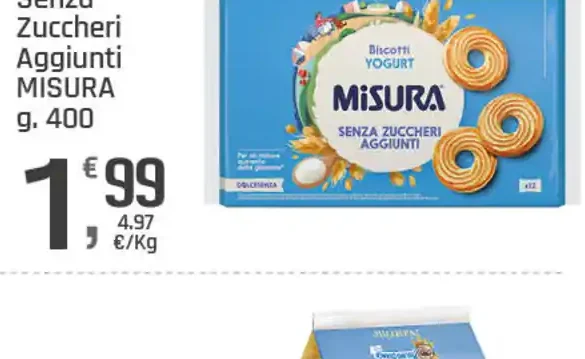Biscotti Senza Zuccheri Aggiunti Misura