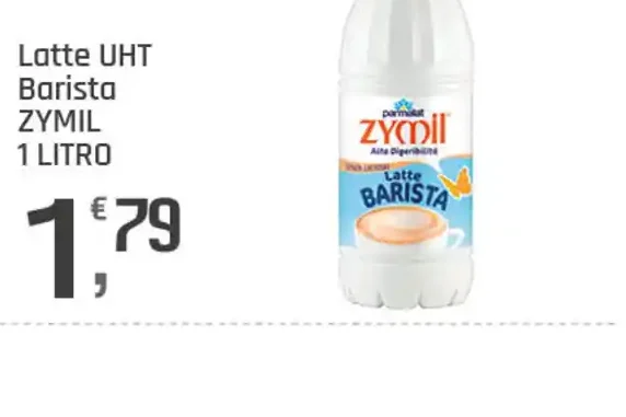 Latte UHT barista