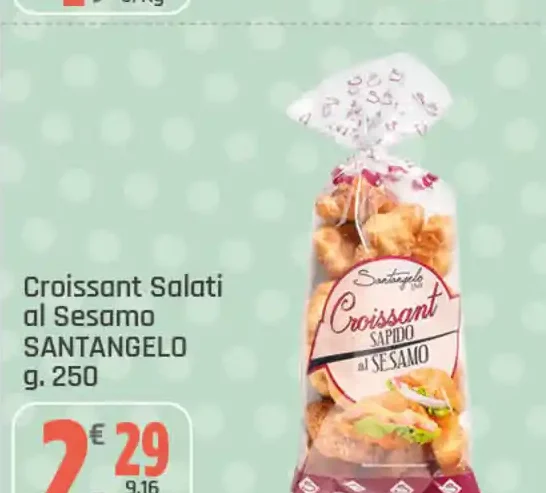 Croissant salati al sesamo Santangelo