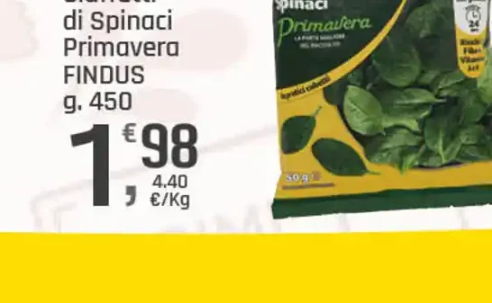 Ciuffetti di spinaci primavera