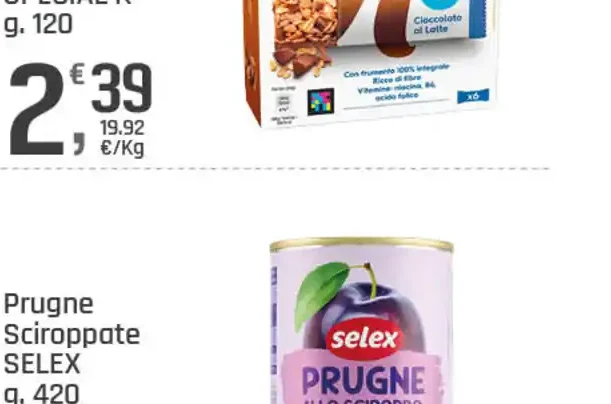 Barrette ai cereali