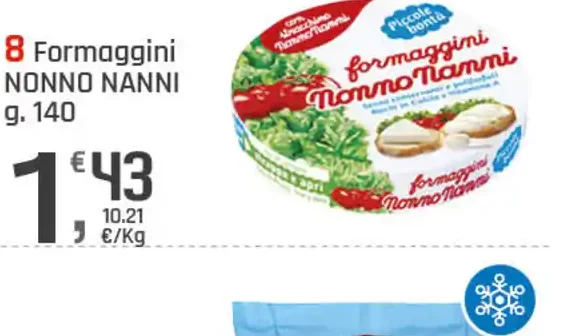 Formaggini Nonno Nanni