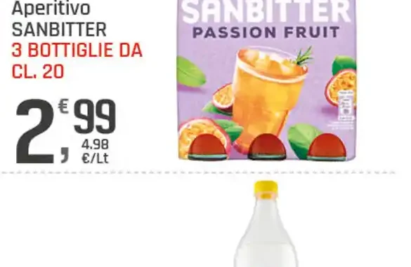 Aperitivo Sanbitter passion fruit