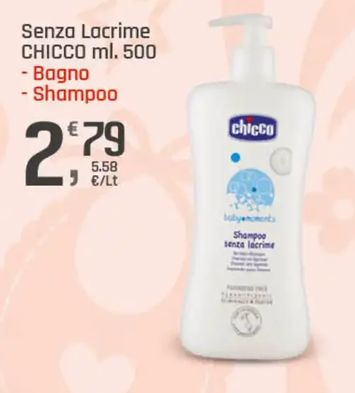 Bagno e shampoo senza lacrime