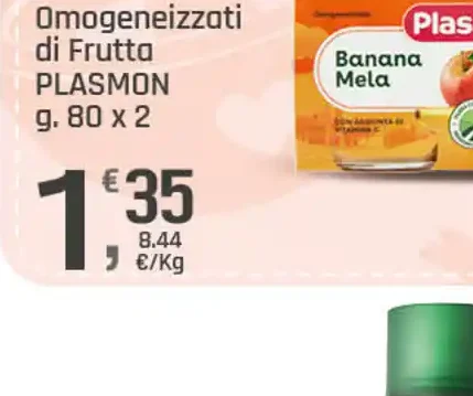 Omogeneizzati di frutta