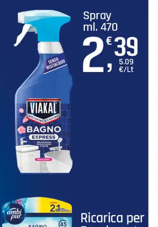 Anticalcare bagno spray