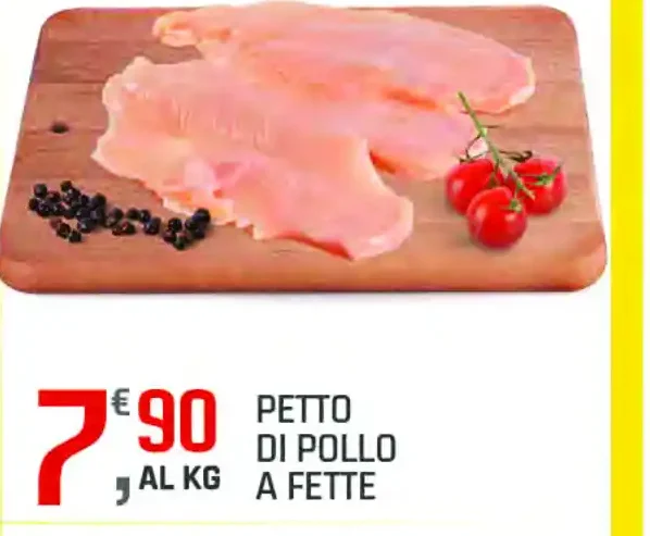 Petto di pollo a fette