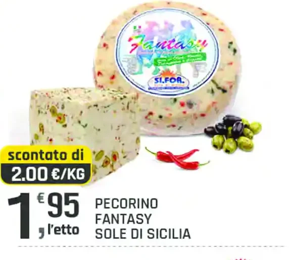 Pecorino Fantasy Sole di Sicilia