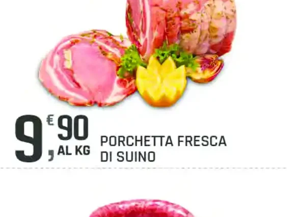 Porchetta fresca di suino