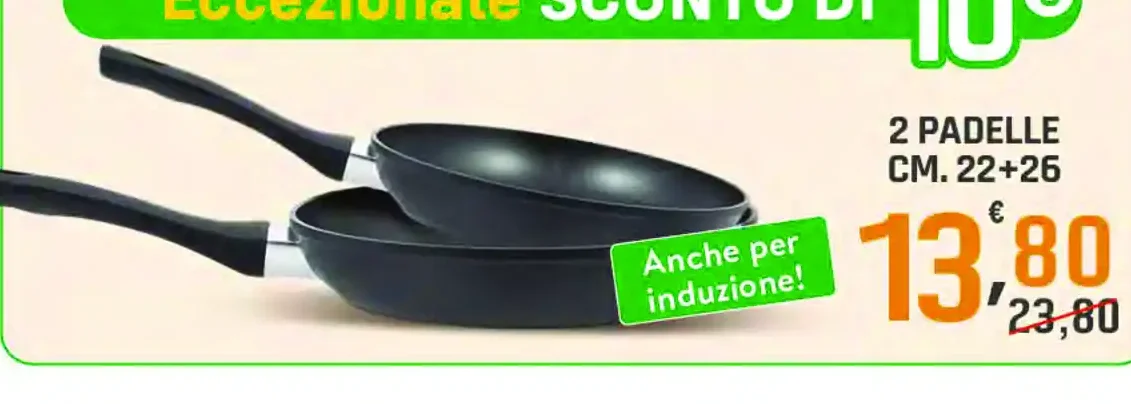Set di due padelle