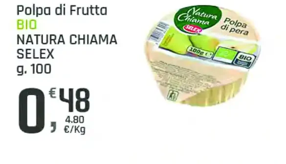 Polpa di frutta pera bio