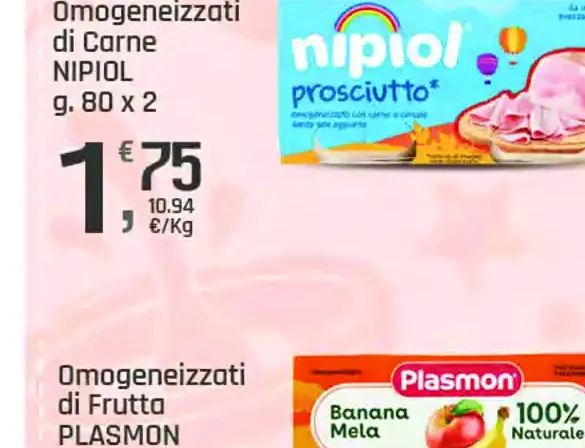 Omogeneizzati di carne