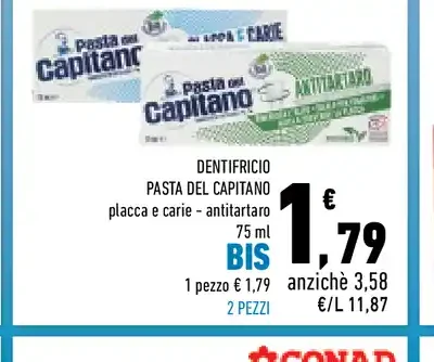 Dentifricio Pasta del Capitano 75 ml