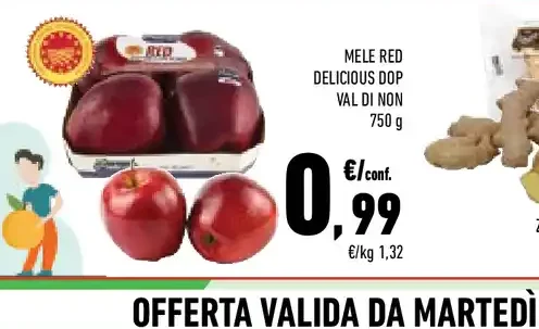 Mele Red Delicious DOP Val di Non