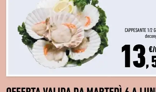 Cappesante 1/2 guscio