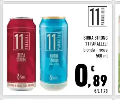 Birra Strong 11 paralleli