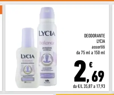 Deodorante Lycia