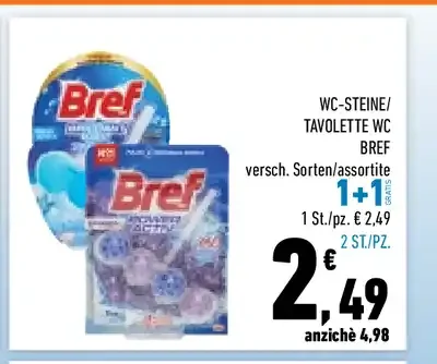 Tavolette WC Bref
