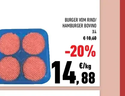 Burger bovino