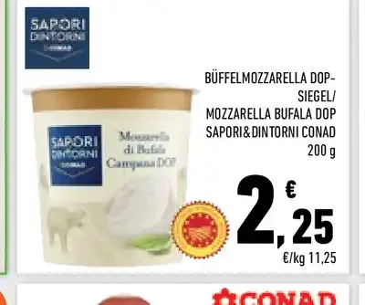 Mozzarella di bufala DOP Sapori&Dintorni Conad