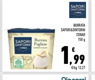 Burrata Sapori&Dintorni Conad