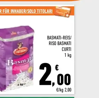 Riso basmati Curti